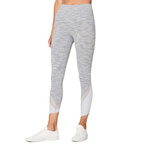 Lululemon Wunder Under Leggings Womens Size 2 XS Scalloped Hem High-Rise Crop - Picture 10 of 13